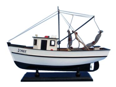 Wooden Forrest Gump - Jenny Model Shrimp Boat 16