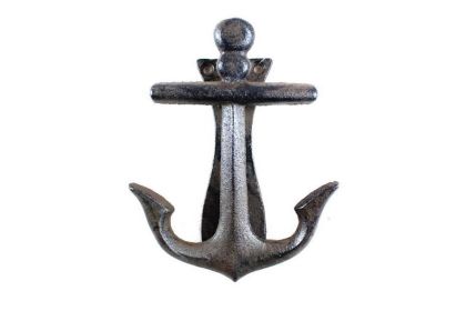 Cast Iron Decorative Anchor Door Knocker 6