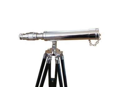 Standing Chrome Harbor Master Telescope 30