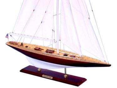 Wooden William Fife Limited Model Sailboat Decoration 35